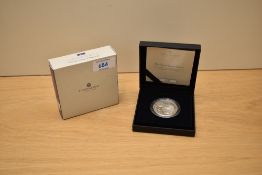 A Royal Mint 1oz Silver Proof Coin, The Royal Tudor Beasts, The Seymour Panthers 2022 UK, in display