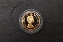 A 1980 Queen Elizabeth II Gold Proof Sovereign, Royal Mint, in case with certificate
