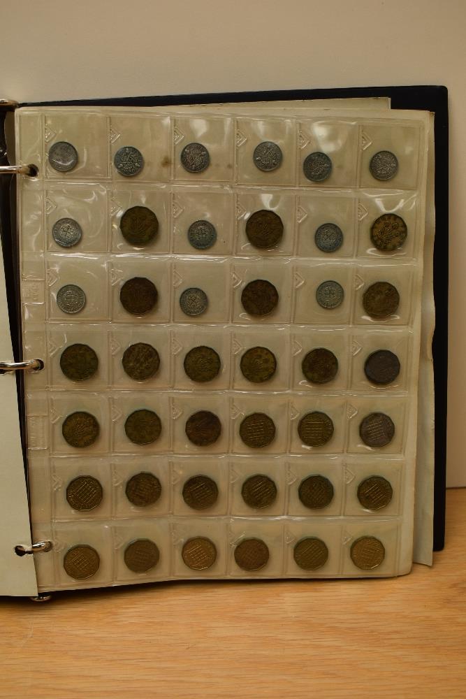 A large GB Coin Album, Penny to Half Crown including pre & post Silver, Pennies 1918 & 1919 H & - Image 3 of 7