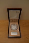 A Royal Mint 2018 UK Brittannia Silver Proof £500 Pound 1kg Coin, 1kg of Fine Silver .999, limited