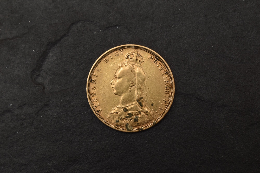 A 1890 Queen Victoria Gold Sovereign, Jubilee Mint, Sydney Mint - Image 2 of 2