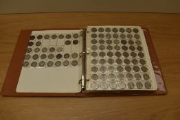 A GB Coin Album, Georgian to Elizabeth II, Shilling to Double Florin, Silver and Cupro-Nickel,