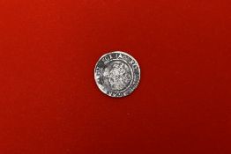 A Hammered Elizabeth I 1567 Silver Sixpence with Rose & Date