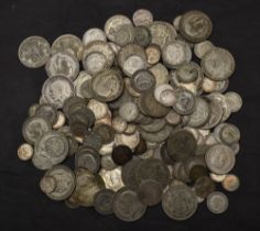 A collection of GB Silver Coins, Halfcrown-Sixpence, approx 16oz of Silver