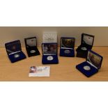 Seven Royal GB Silver Coins, 2013 George & Dragon Brilliant Uncirculated Twenty Pounds, 2010 Two
