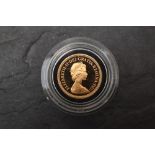 A 1979 Queen Elizabeth II Gold Proof Sovereign, Royal Mint, in case, no certificate