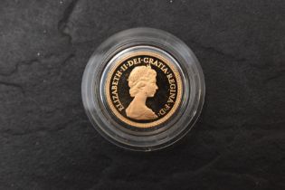 A 1980 Queen Elizabeth II Gold Proof Half Sovereign, Royal Mint, in case with certificate