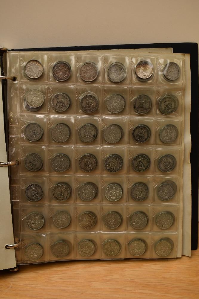A large GB Coin Album, Penny to Half Crown including pre & post Silver, Pennies 1918 & 1919 H & - Image 5 of 7