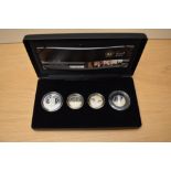 A Royal Mint UK 2009 Silver Proof Piedfort Four Coin Collection in case with certificate, Henry VIII