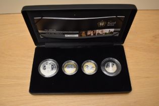 A Royal Mint UK 2009 Silver Proof Piedfort Four Coin Collection in case with certificate, Henry VIII