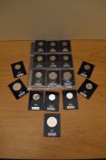 A collection of modern Change Checker Coins including two Five Coin Sets 2023 King Charles III, 2018