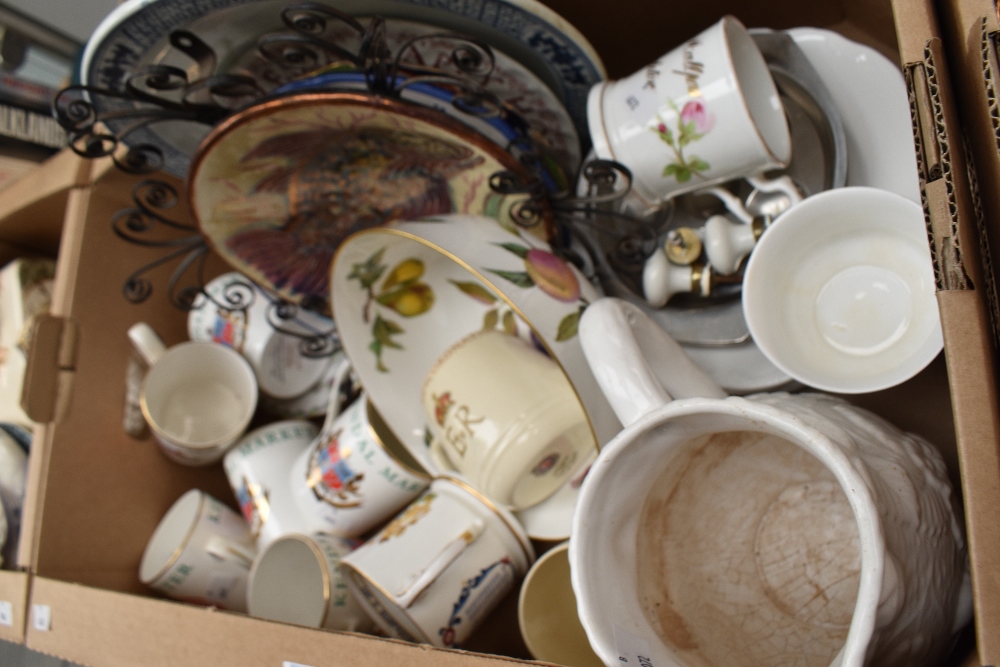 A Royal Worcester 'Arden' bowl, seven Kendal Market Charter 1189-1989 commemorative mugs, three - Image 2 of 2