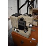 A vintage Eumig P8 projector with case.