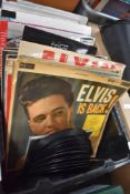 Twenty assorted LP records including Elvis GI Blues, Elvis is Back! and Pot Luck with Elvis, also