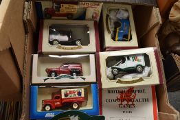 Seven assorted vintage diecast trucks from days gone by and a Sixth British Empire and