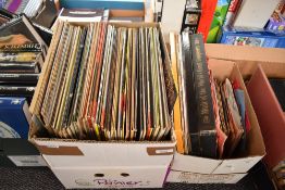 A collection of Vinyl LP records and singles, including Junior records 78's, classical interest
