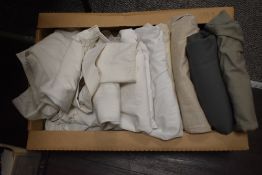 A selection of assorted vintage men's shirts including collared and evening ruffle fronted, sold