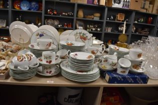 An extensive Royal Worcester 'Evesham Vale' part dinner/tea service. (90 pieces approx)