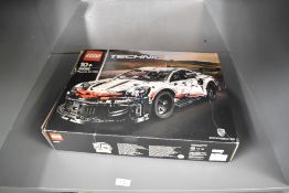 A Lego Technic 42096 Porsche 911RSR set, in original box, vendor checked for completeness