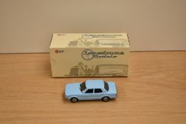 A Lansdowne Models (Brooklin Models) 1:43 scale white metal model, LDM 56 1979 Ford Cortina MKIV 1.
