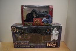 Eight Toy Biz Lord of the Rings Sets, 81423 Black Gate of Mordor Gift Pack, 81180 Deluxe Horse &