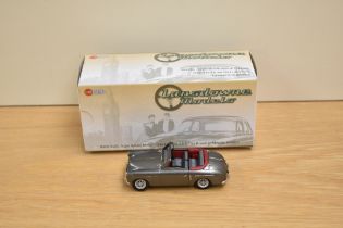 A Lansdowne Models (Brooklin Models) 1:43 scale white metal model, LDM 22x 1952 Austin A40 Sport
