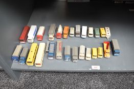 Twenty Seven Wiking Models plastic model Wagons, Buses and Trucks