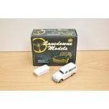 A Lansdowne Models (Brooklin Models) 1:43 scale white metal model, LDM 100 1969 Austin A60 Suntor