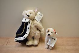 Two modern Steiff Limited Edition Teddy Bears, 403125 Spotty 1928 one of 1000 and 664250 Diamond Co