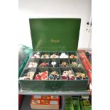 A complete set of Harrods Miniature Year Bears 1986-2000, in original presentation box with outer