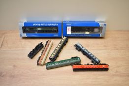 A collection of Dapol N Gauge, ND090 9f Evening Star Loco & Tender, GBRf Locomotive, both boxed