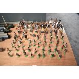 A collection of Britains Regimental Lead Figures along with Del Prado Lead Napoleonic Figures and on