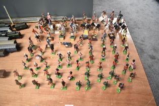 A collection of Britains Regimental Lead Figures along with Del Prado Lead Napoleonic Figures and on