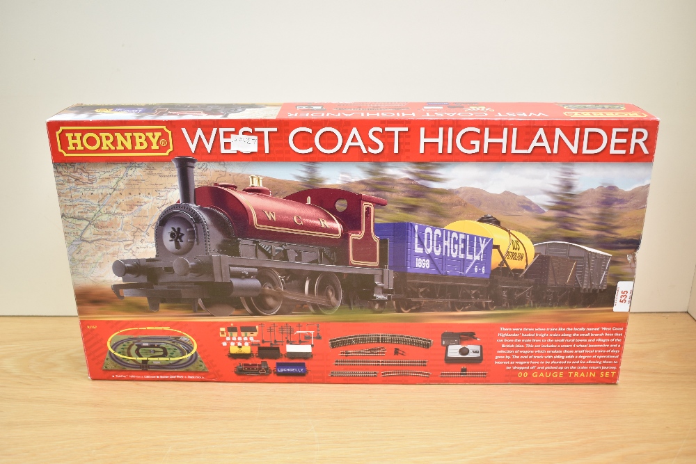 A Hornby R1157 00 gauge West Coast Highlander Train Set, in original box