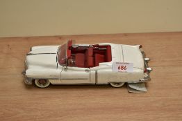 A 1991 Franklin Mint 1:24 scale Die-cast, 1953 Cadillac Eldorado with tag and certificates, in