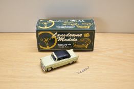 A Lansdowne Models (Brooklin Models) 1:43 scale white metal model, LDM 23 1962 Ford Consul MKII