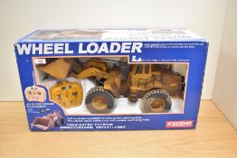 A Kyosho 1:24 scale Remote Control Wheel Loader, in original box