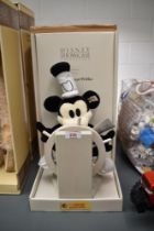 A modern Steiff Limited Edition Bear, 651472 Steamboat Willie, Disney Showcase Collection, 5466/