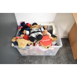 A collectuon of modern Grand Prix and Motor Racing Teddy Bears, all collected from visits to the