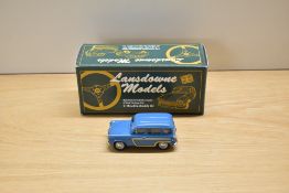 A Lansdowne Models (Brooklin Models) 1:43 scale white metal model, LDM 20A 1956 Ford Squire