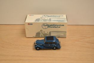 A Lansdowne Models (Brooklin Models) 1:43 scale white metal model, LDM 42 1948 Wolseley 18/85 Series