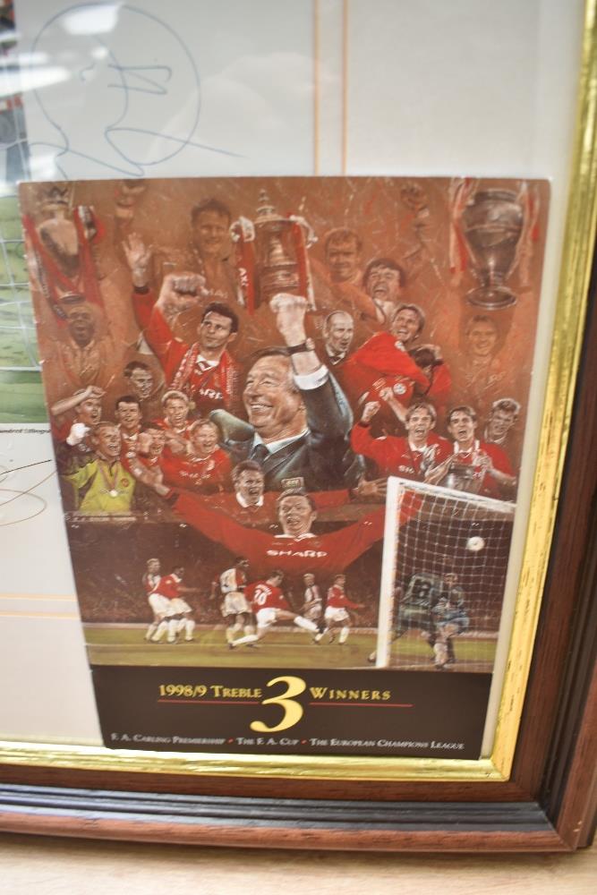 A framed limited edition print after Stewart W Beckett, Barcelona, Bayern Munich 1 Manchester United - Image 3 of 4