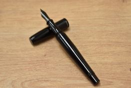 A Monteverde Invicta colour fusion converter fill fountain pen in black having a Monteverde USA