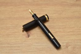 A Conklin Student Special lever fill fountain pen in BHR with ring top having Conklin 2 Toledo nib.