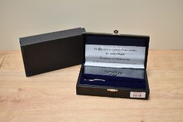 The WES 25th Anniversary Yard-O-Lead limited edition hallmarked sterling silver fountain pen No.1/55