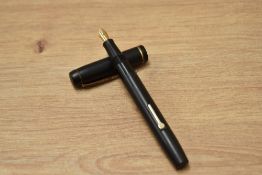 A Conway Stewart Universal lever fill fountain pen in BHR having Conway Stewart 14ct gold nib.