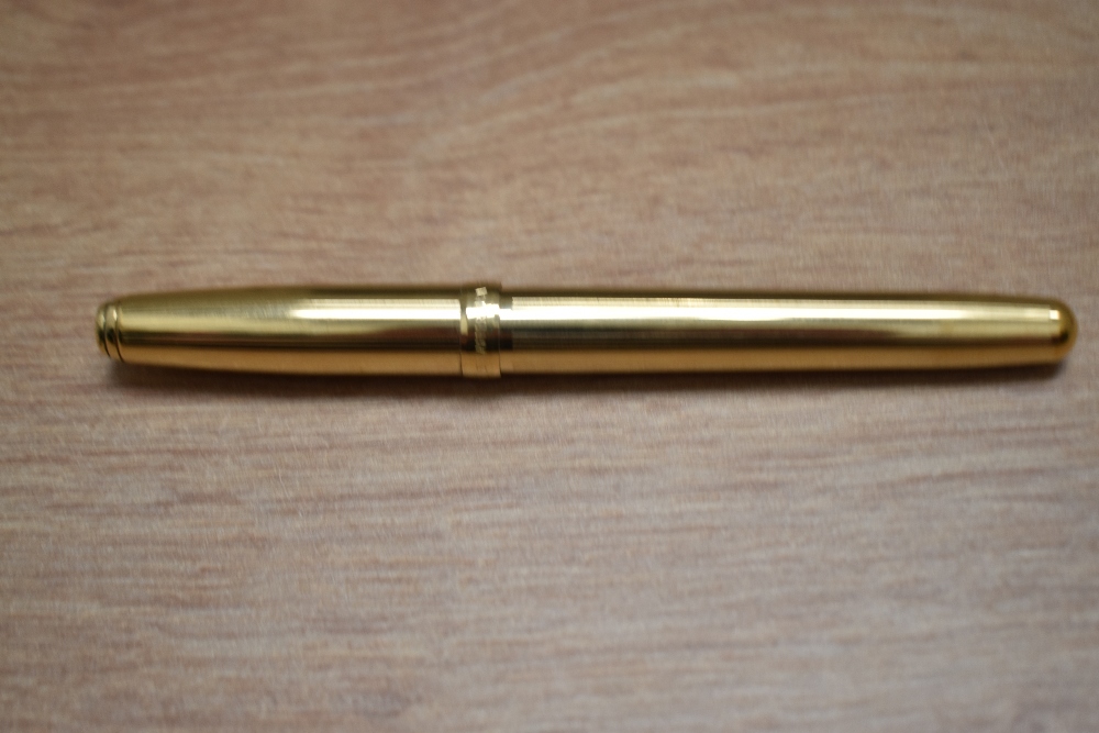 A boxed Sheaffer Prelude 368 converter fill gold plated having Sheaffer M nib. Small amount of - Image 3 of 4