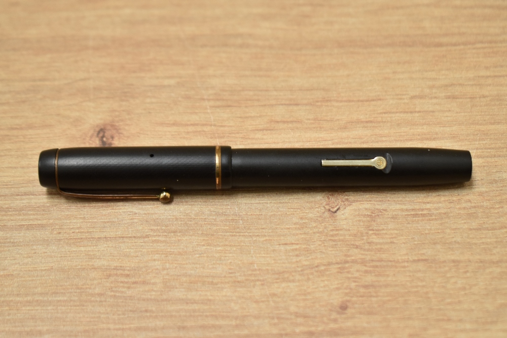 A Conway Stewart Universal lever fill fountain pen in BHR having Conway Stewart 14ct gold nib. - Image 3 of 3
