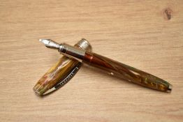 A Visconti Van Gogh ' Pollard Willows' converter fill fountain pen having Visconti Firenze M nib.The