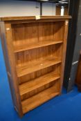 A modern bookshelf, dimensions approx. W98, D32, H150cm